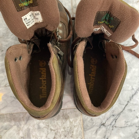 TIMBERLAND VINTAGE 90s Brown Hiking Boots - Picture 5 of 8